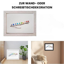 Carica l'immagine nel visualizzatore di Gallery, MeerglasLiebe™ - Quadro da parete fatto a mano con vero vetro marino