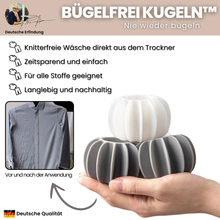Lade das Bild in den Galerie-Viewer, Bügelfrei Kugeln - nie wieder bügeln