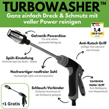 Lade das Bild in den Galerie-Viewer, Turbowasher - Power-Hochdruckreiniger für jeden Gartenschlauch - Sonderaktion 1+1 Gratis