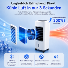 Lade das Bild in den Galerie-Viewer, KlimaFresh – Mobiler Luftkühler – Keine Installation erforderlich | Kühlt bis zu 50 m²