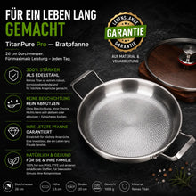 Lade das Bild in den Galerie-Viewer, TitanPur Pro – Bratpfanne für Induktion & alle Herdarten