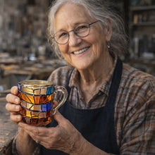 Carica l'immagine nel visualizzatore di Gallery, Tazza 3D portafortuna fatta a mano - Originale
