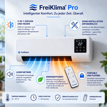 Lade das Bild in den Galerie-Viewer, FreiKlima Pro – energiesparende tragbare Komfortheizung mit hoher Heizleistung & Sicherheitssystem ohne Installation | Bis 51 m²