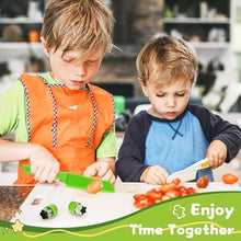 Carica l'immagine nel visualizzatore di Gallery, Set da cucina Montessori per bambini, sicuro e biologico, incl. 2 taglieri GRATIS per bambini