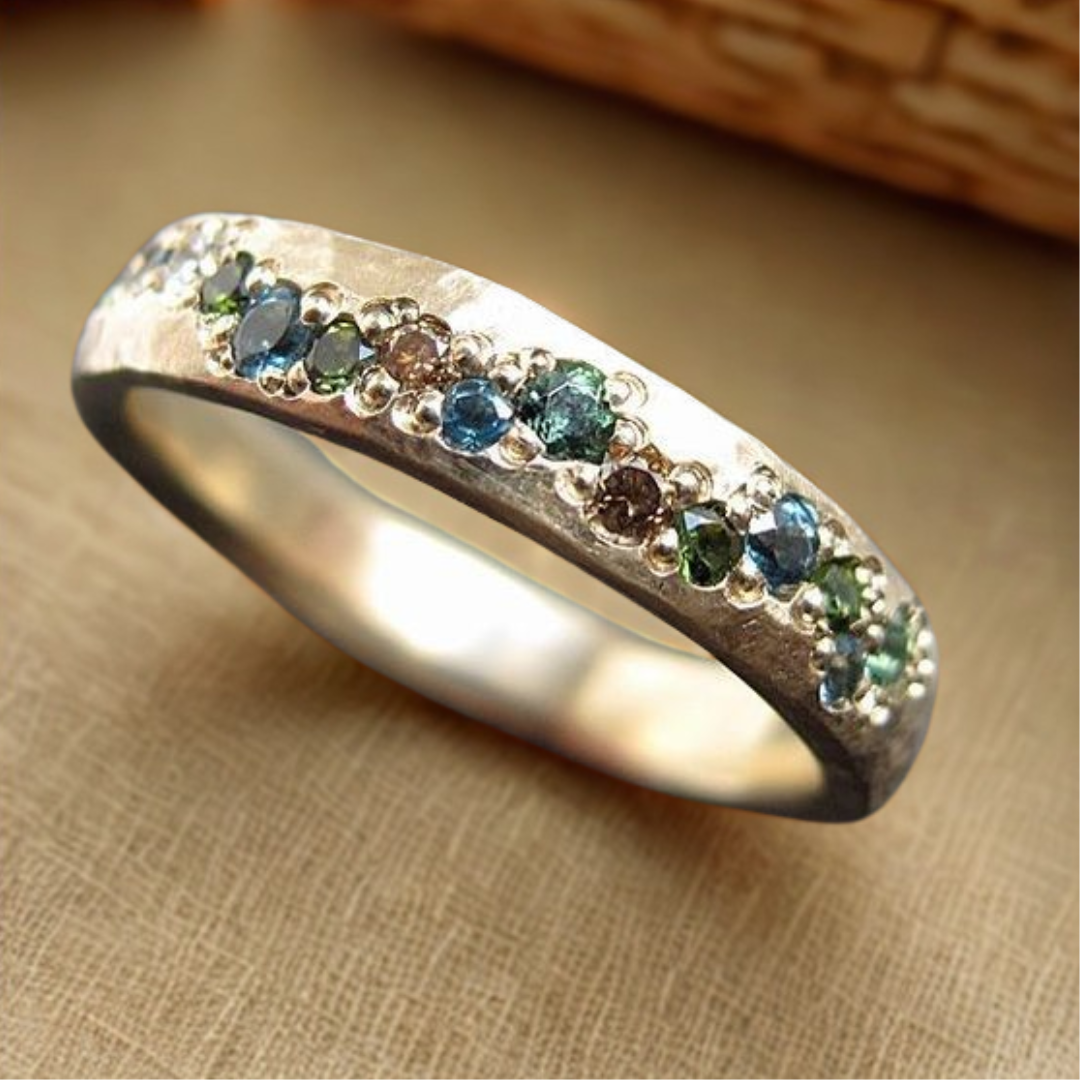 Vintage-Farbzauber Ring