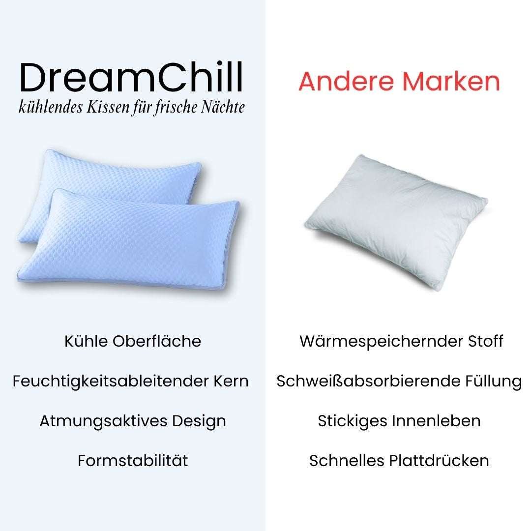 DreamChill - der kühlende & hautschonende Kissenbezug - das Original