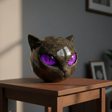 Lade das Bild in den Galerie-Viewer, Mystica – Die schwarze Wächterkatze aus Stein
