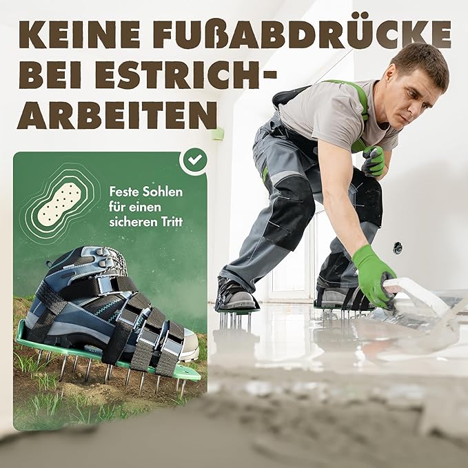 Airflow - Scarpe a chiodo per aerare il prato (1x paio)