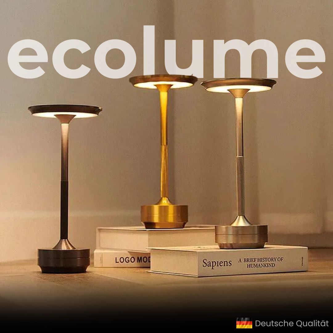 EcoLume - Lampada di design di lusso, ridefinita