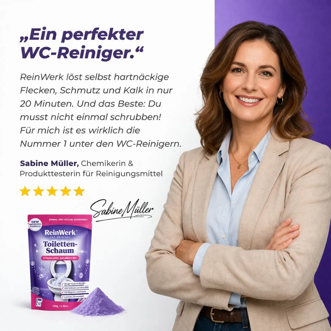ReinWerk - L'Originale – potente contro ostruzioni, incrostazioni e sporco del WC