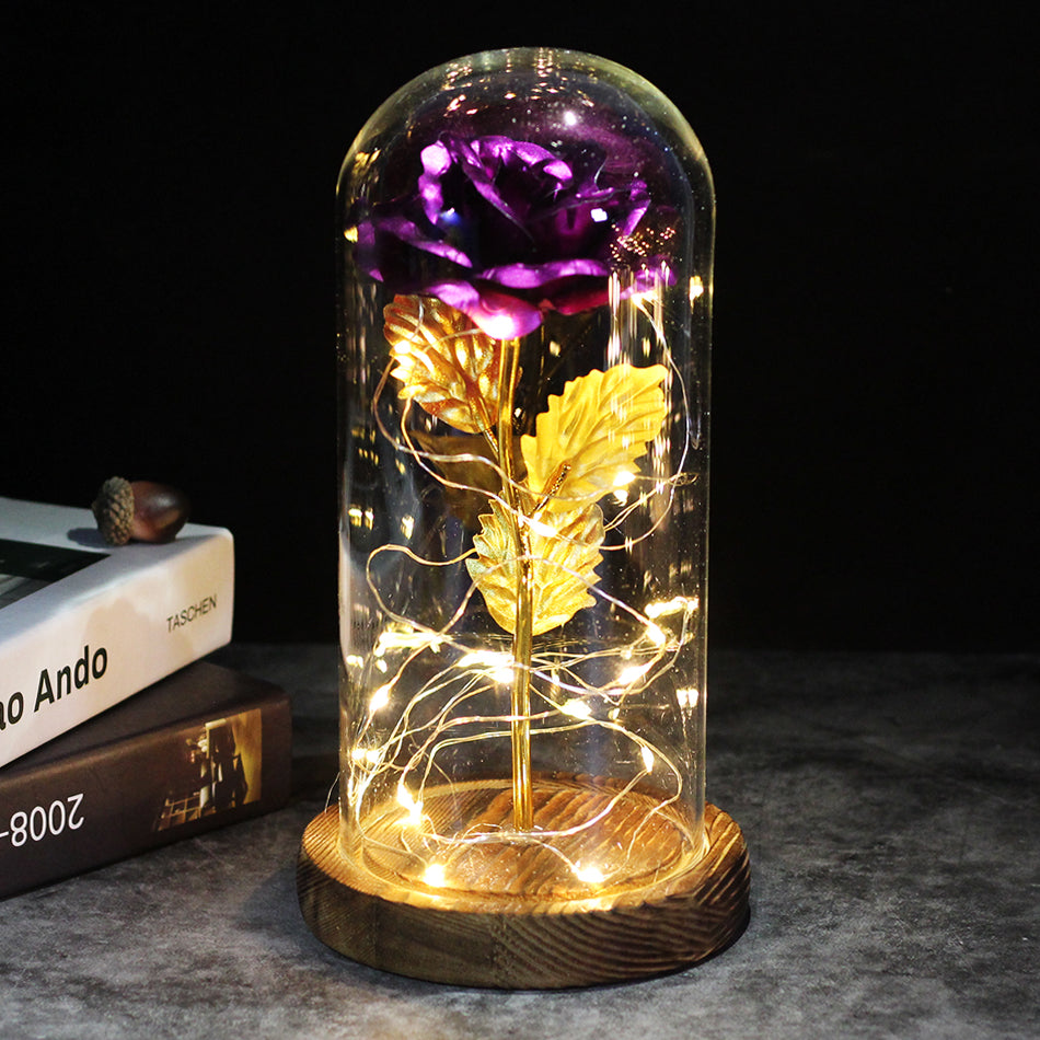 Rosa Eterna - un regalo che non smette mai di brillare - Rosa Viola