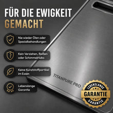 Lade das Bild in den Galerie-Viewer, TitanPur Pro — Titan Schneidebrett
