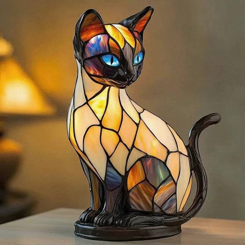 Luna Gatta Luminosa – lampada artigianale che illumina i cuori