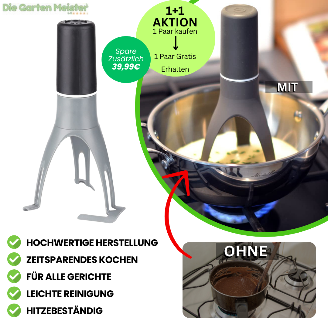 Gratisaktion 1+1 MagicMix - selbstdrehender Rührer für einfaches Kochen - das Original